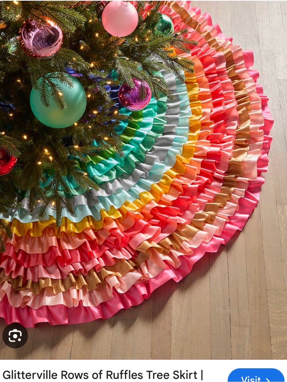 NOT FOR SALE! ISO GLITTERVILLE TREE SKIRT
